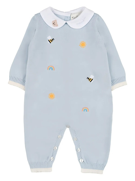  Nanan Embroidered Romper - Blue 
