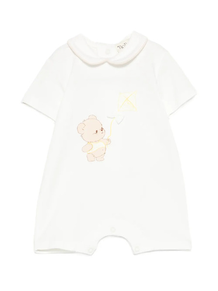  Nanan Embroidered Romper - Neutrals 