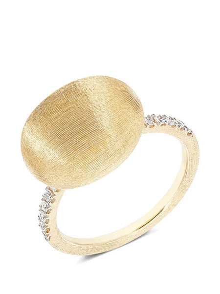  Nanis 18k Yellow Gold Medium Boule Diamond Ring 