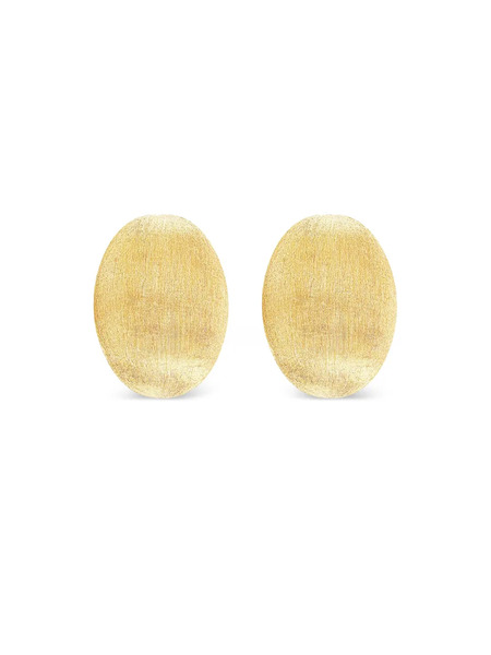  Nanis 18k Yellow Gold Perle Stud Earrings 