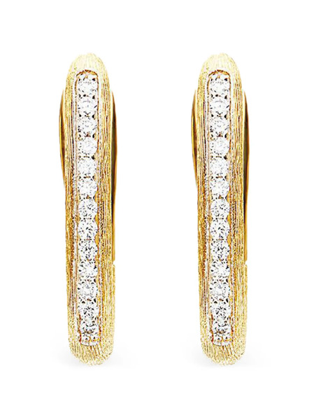 Nanis 18k Yellow Gold Small Libera Diamond Earrings 