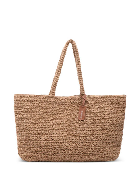  Nannacay Crochet Tote Bag - Brown 