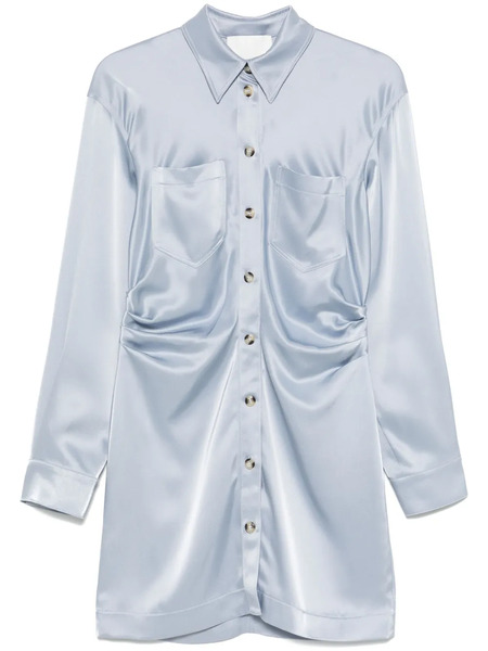  Nanushka Arona Mini Dress - Blue 