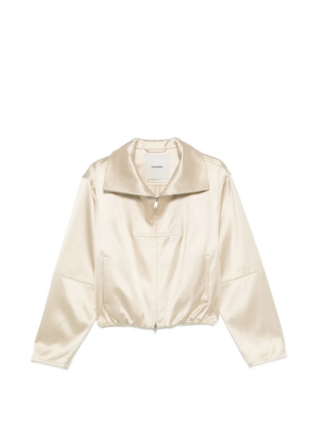  Nanushka Boxy Funnel Neck Jacket - Neutrals 