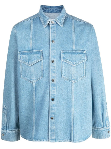  Nanushka Button-up Denim Shirt - Blue 