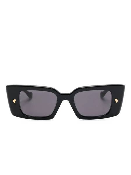  Nanushka Carmel Rectangle-frame Sunglasses - Black 