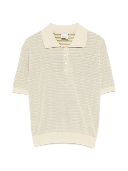  Nanushka Ceneca Polo Shirt - Neutrals 