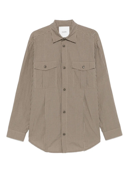  Nanushka Checked Flap-pocket Shirt - Brown 