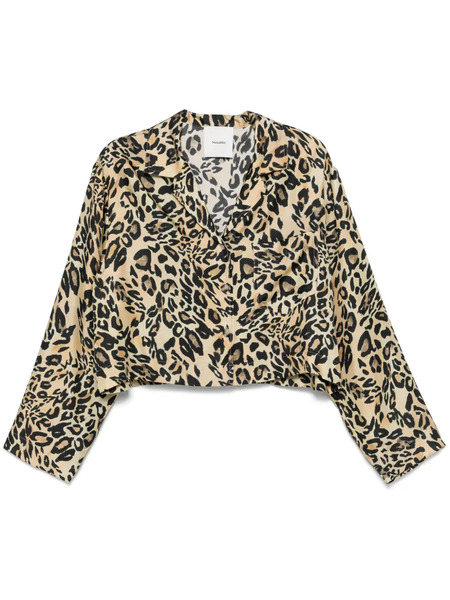  Nanushka Cropped Long-sleeves Shirt - Neutrals 