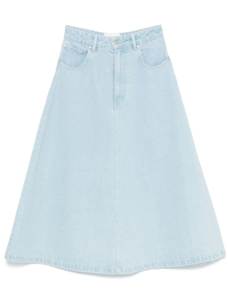  Nanushka Denim Midi Skirt - Blue 
