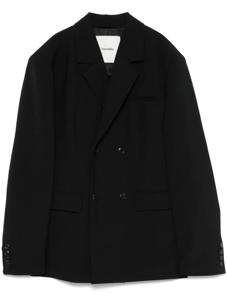  Nanushka Double-breasted Blazer - Black 