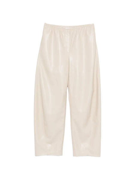  Nanushka Elastic Waist Barrel Leg Trousers - Neutrals 