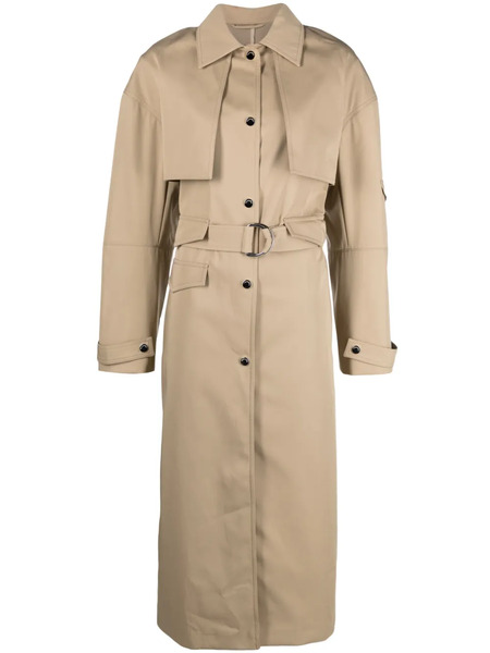  Nanushka Elinor Single-breasted Trench Coat - Neutrals 