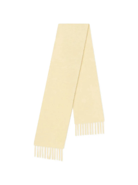  Nanushka Fluff Fringe Scarf - Yellow 