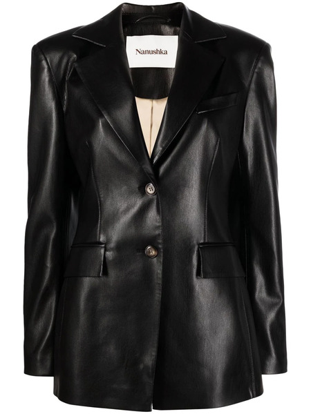  Nanushka Hathi Single-breasted Blazer - Black 