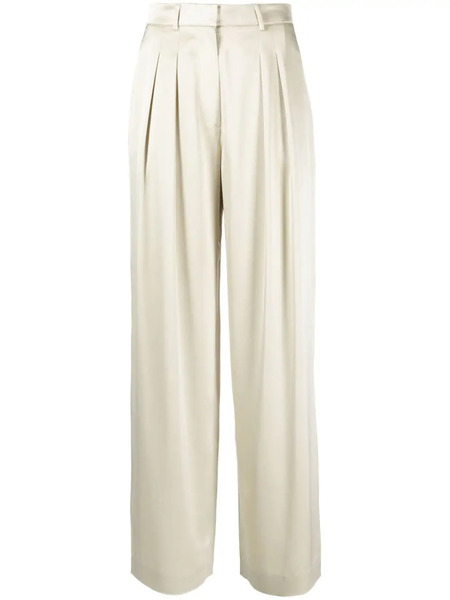  Nanushka Lynda Straight-leg Satin Trousers - Neutrals 