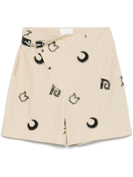  Nanushka Mikos Shorts - Brown 