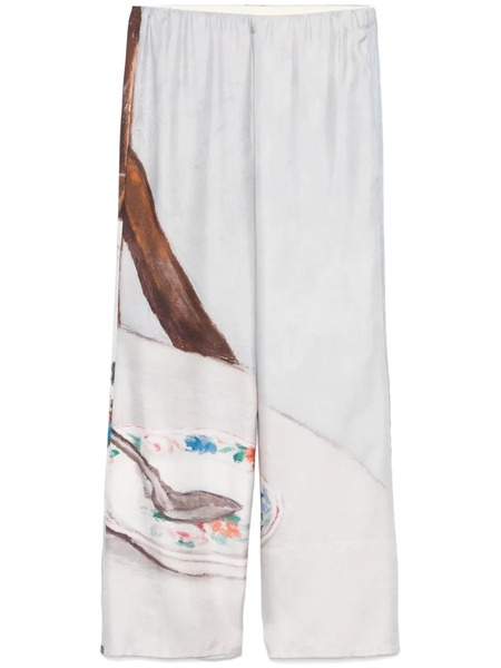  Nanushka Milon Flared Trousers - Grey 