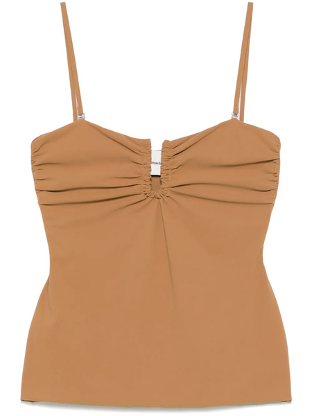  Nanushka Ruched-detail Top - Brown 