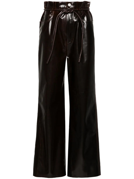  Nanushka Sato Wide-leg Trousers - Brown 
