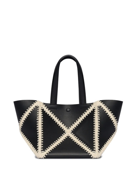  Nanushka Small The Origami Tote Bag - Black 