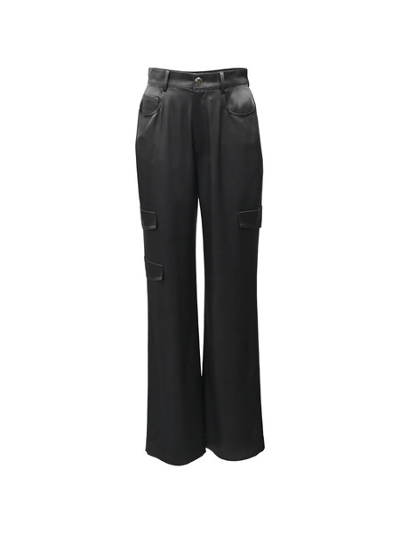  Nanushka Straight Cargo Trousers - Black 