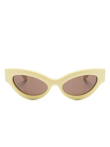  Nanushka Trysta Cat-eye Sunglasses - Yellow 