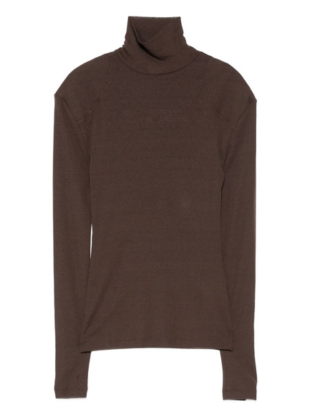  Nanushka Turtleneck Top - Brown 