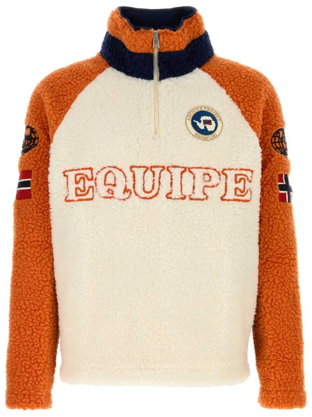  Napapijri Equipe Fleece Sweatshirt - Neutrals 