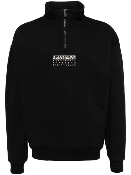  Napapijri Premium Half-zip Sweatshirt - Black 