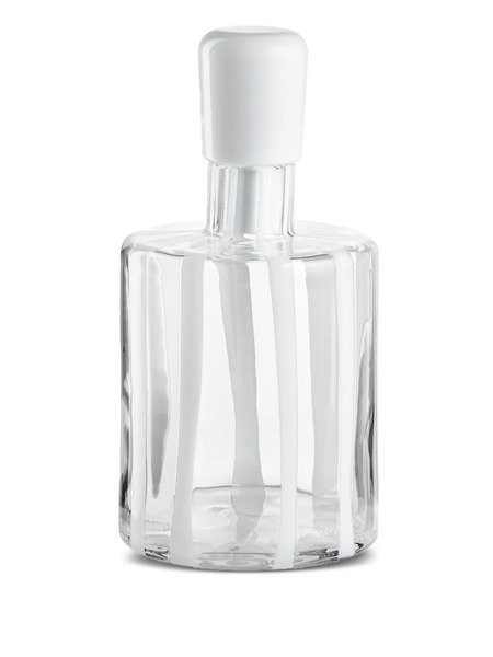 Nasonmoretti Cyrcus Glass Bottle (11cm X 20cm) - White 