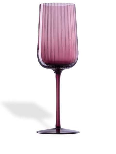  Nasonmoretti Gigolo Ribbed Wine Glass (22.5cm) - Purple 