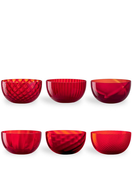  Nasonmoretti Idra Cups (set Of 6) - Red 