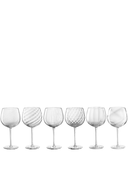  Nasonmoretti Tolomeo Wine Glasses (set Of Six) - Neutrals 