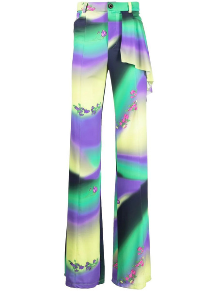  Natasha Zinko Gradient-print Trousers - Multicolour 