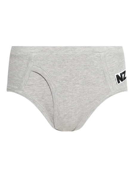  Natasha Zinko Logo-patch Briefs - Grey 
