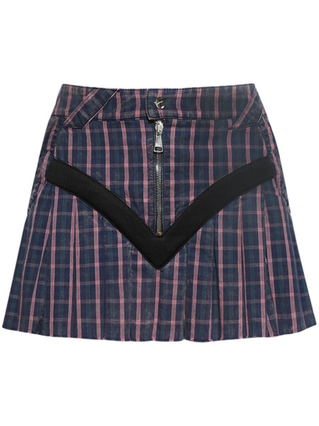  Natasha Zinko M-bike Mini Skirt - Blue 
