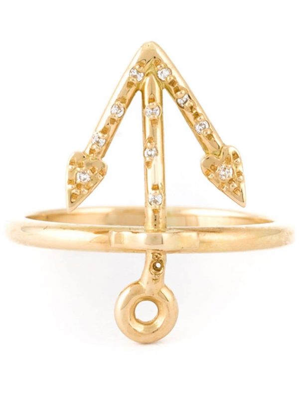  Natasha Zinko Mini Anchor Ring - Metallic 