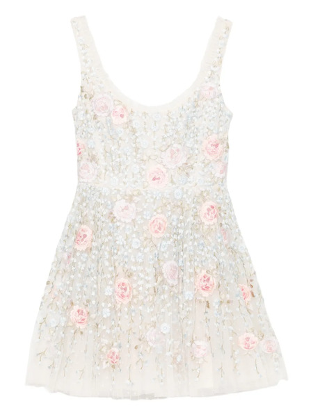  Needle & Thread Cressida Mini Dress - Neutrals 