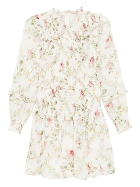  Needle & Thread Emilia Mini Dress - Neutrals 