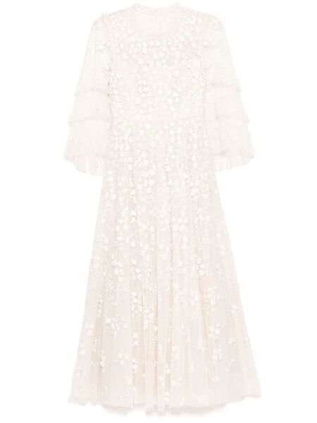  Needle & Thread Everett Bloom Gown - White 