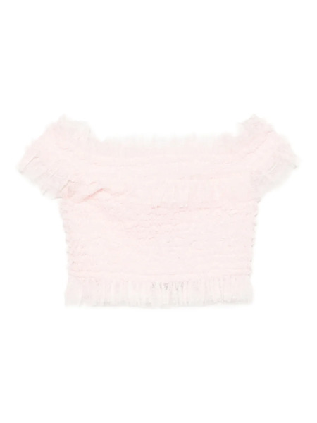  Needle & Thread Hattie Off-shoulder Top - Pink 