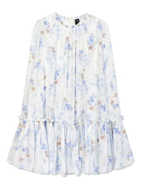  Needle & Thread Kids Floral-print Dress - White 