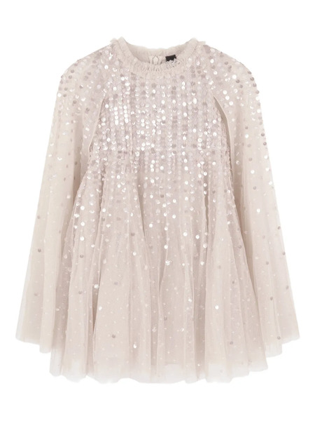  Needle & Thread Kids Moonlight Sequin Embellished Dress - Neutrals 