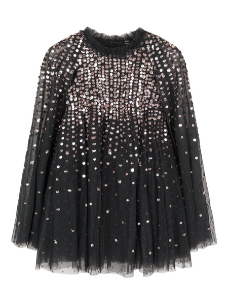  Needle & Thread Kids Moonlight Sequin-embellishment Dress - Black 