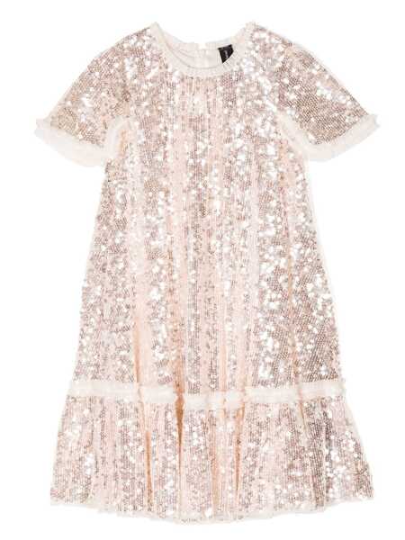  Needle & Thread Kids Sequin-embelished Recycled Polyester Dress - Pink 