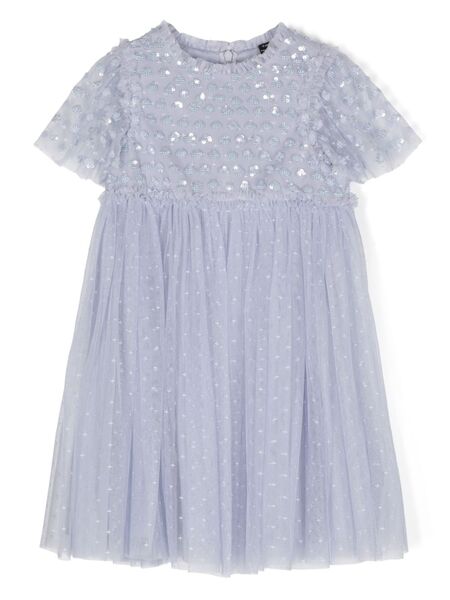  Needle & Thread Kids Sequin-embellished Party Dress - Blue 