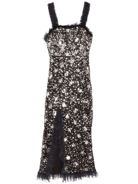  Needle & Thread Shooting Stars Cami Ballerina Dress - Black 