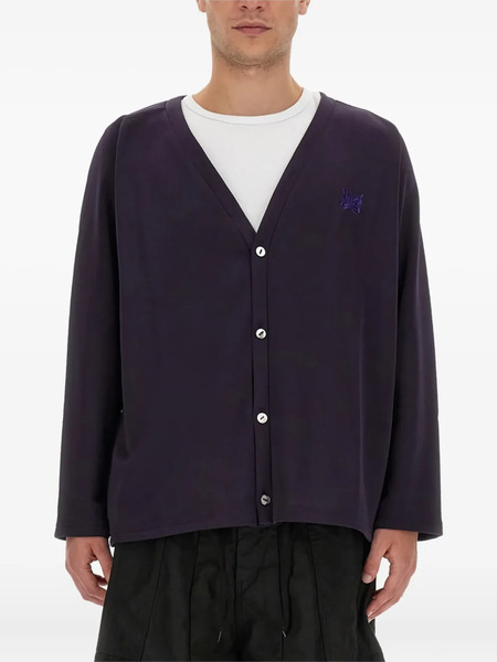 Needles Butterfly-embroidered Cardigan - Purple 