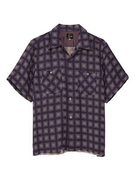  Needles Checked Shirt - Purple 